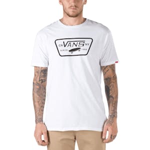 Vans Full Patch T-Shirt - White/Black