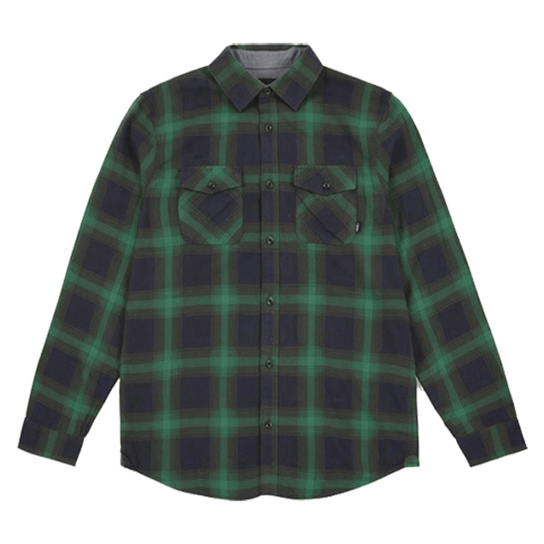 Vans Monterey Flannel Shirt - Dress Blues/Quetzal | BOARDWORLD Store