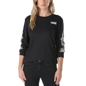 Vans Women’s Rose Thorns Long Sleeve T-Shirt - Black