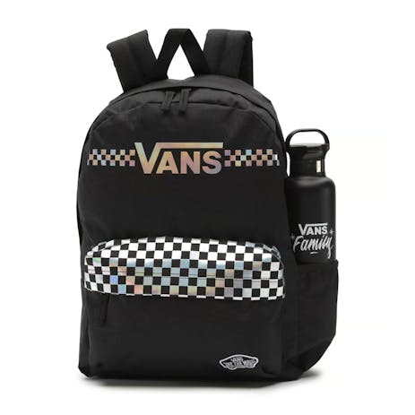 Vans Street Sport Realm Iridescent Backpack - Black/Shinier Times