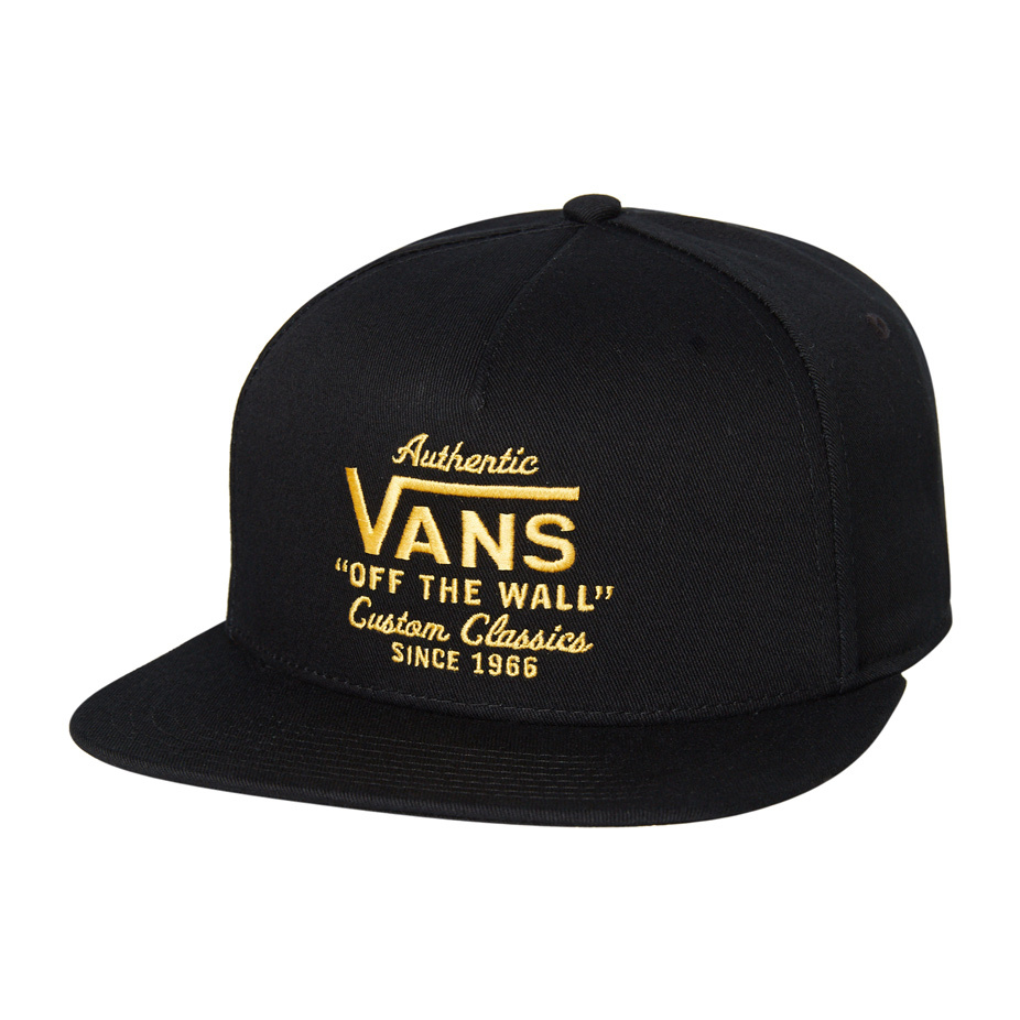 Vans Wabash Snapback Hat - Black/Zinnia 