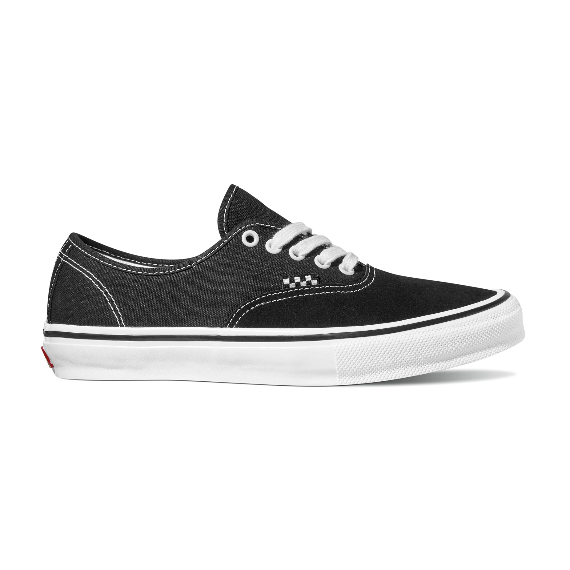 Vans Skate Authentic Skate Shoe - Black/White | BOARDWORLD Store