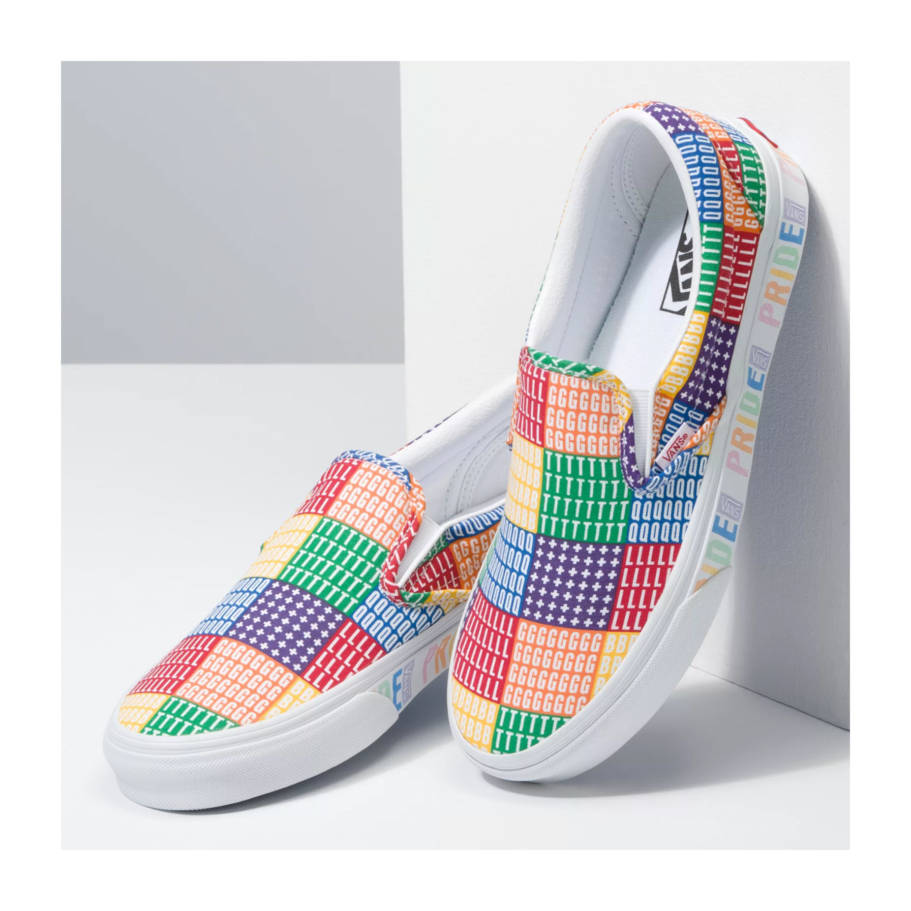 vans pride classic slip on