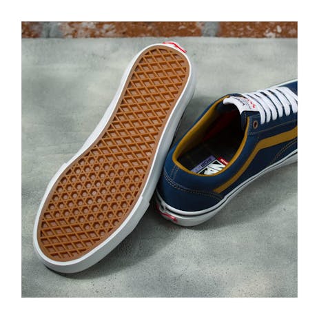 Vans Skate Old Skool Reynolds Skate Shoe - Navy/Golden Brown