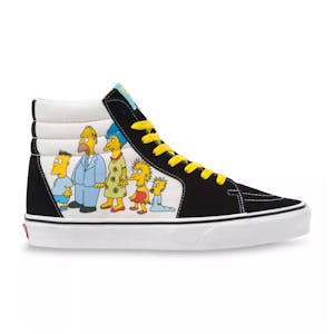 Vans x The Simpsons Sk8 Hi Skate Shoe - Simpson Family 1987-2020