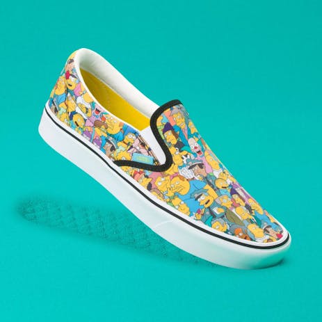 Vans x The Simpsons Slip-On Skate Shoe - Springfield