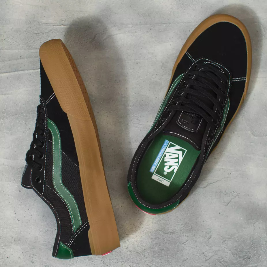 Vans Chima Pro 2 Skate Shoe - Black/Alpine | BOARDWORLD Store