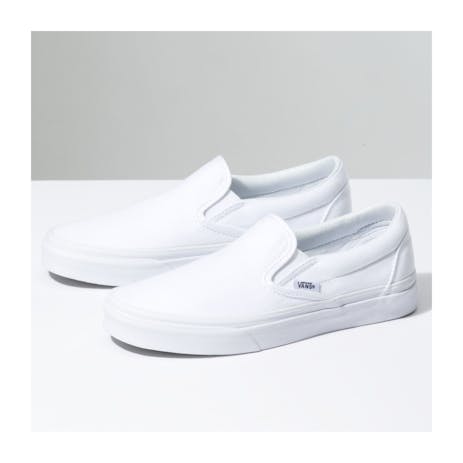 Vans Classic Slip-On Skate Shoe - True White