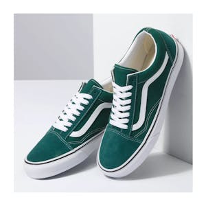 Vans Old Skool Skate Shoe - Bistro Green/True White