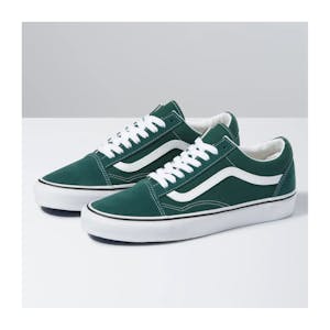Vans Old Skool Skate Shoe - Bistro Green/True White
