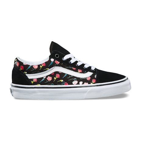 Vans Old Skool Women’s Skate Shoe - Valentine Floral / True White