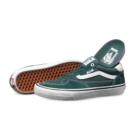 Vans Rowan Pro Skateboard Shoe - Pine/White