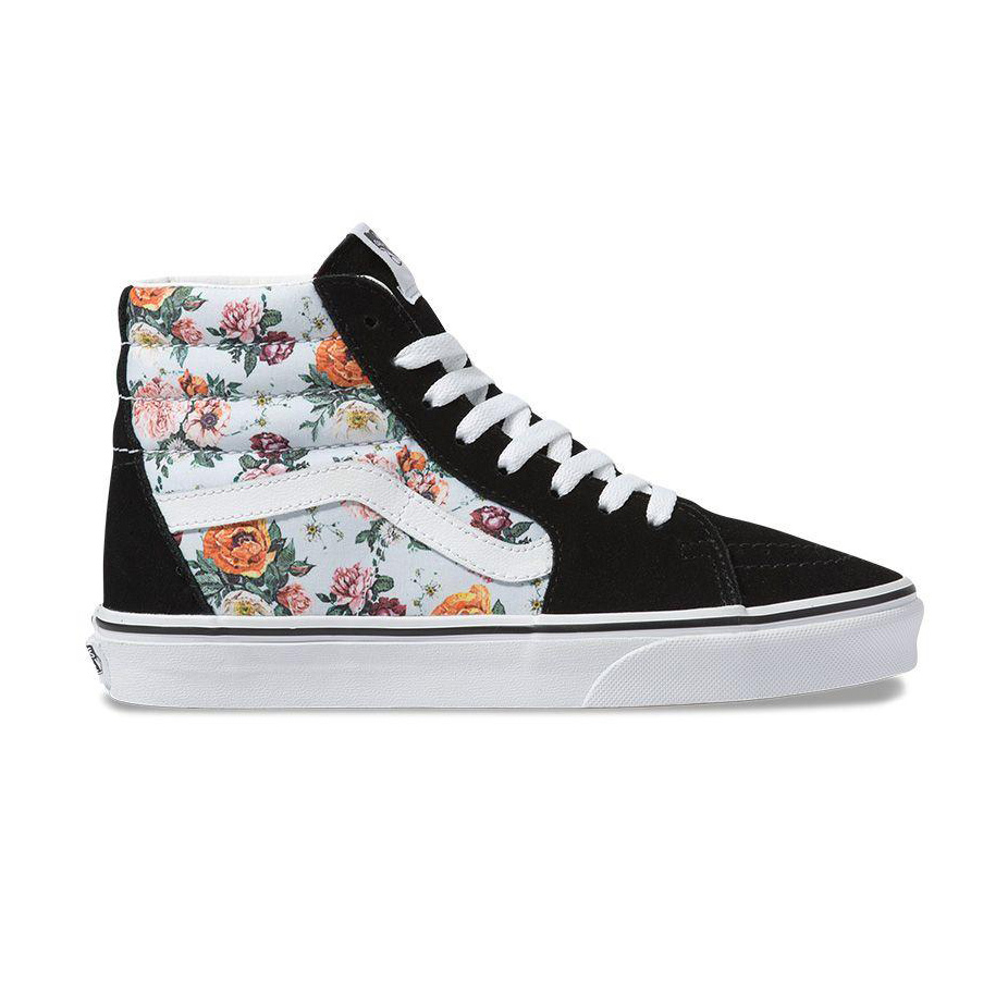 vans garden floral sk8 hi