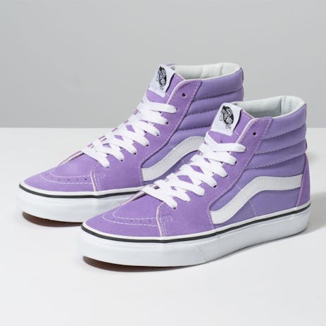 Vans Sk8 Hi Women’s Skate Shoe - Violet Tulip/True White