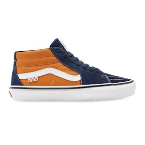 Vans Skate Grosso Mid Skate Shoe - Navy/Orange