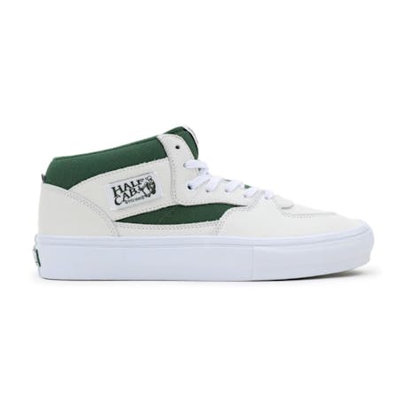 Vans Skate Half Cab Skate Shoe - White/Green