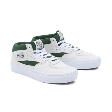 Vans Skate Half Cab Skate Shoe - White/Green