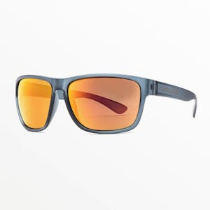Volcom Baloney Sunglasses - Matte Smoke / Heat Mirror