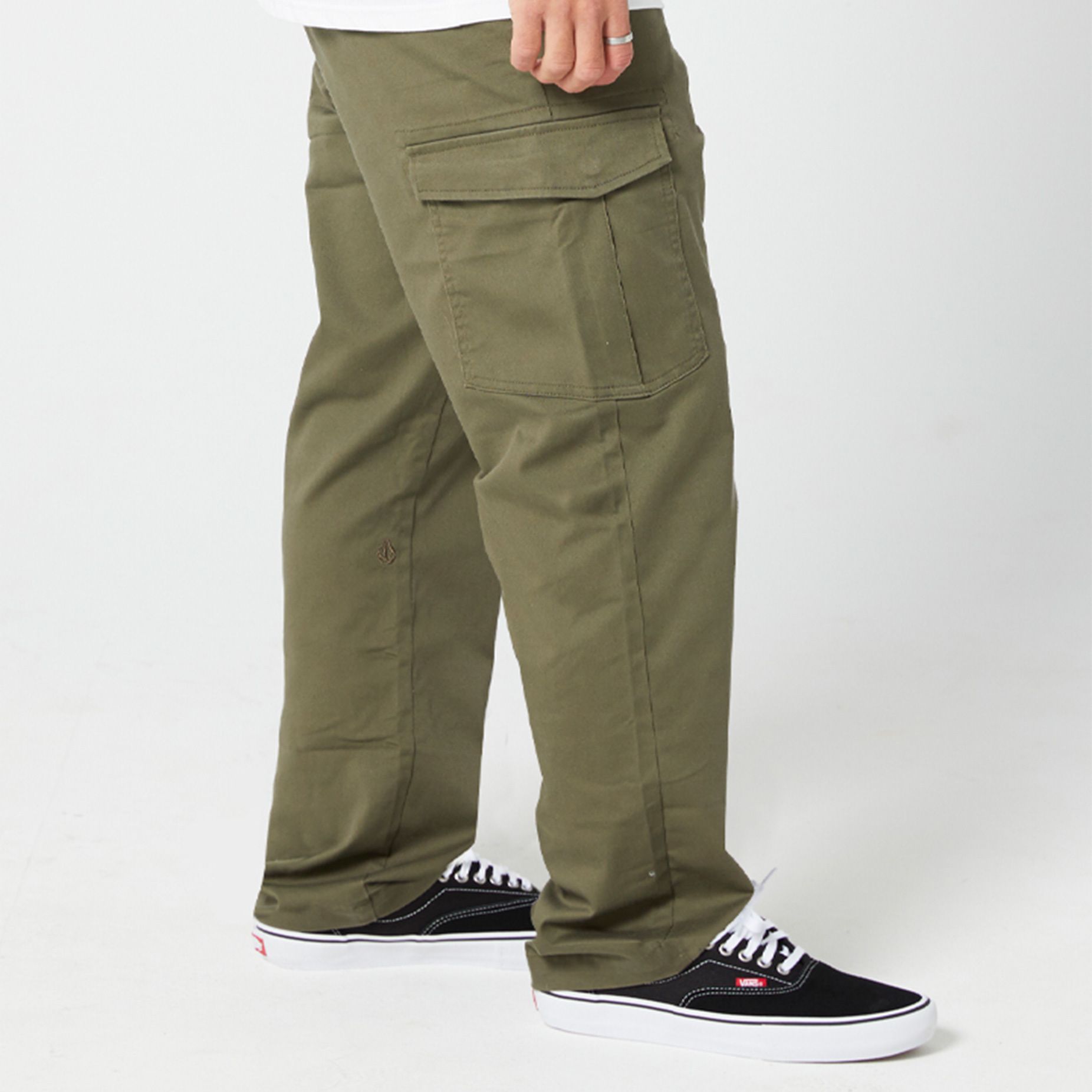 Volcom Revel Stretch Cargo Pant - Military | BOARDWORLD Store