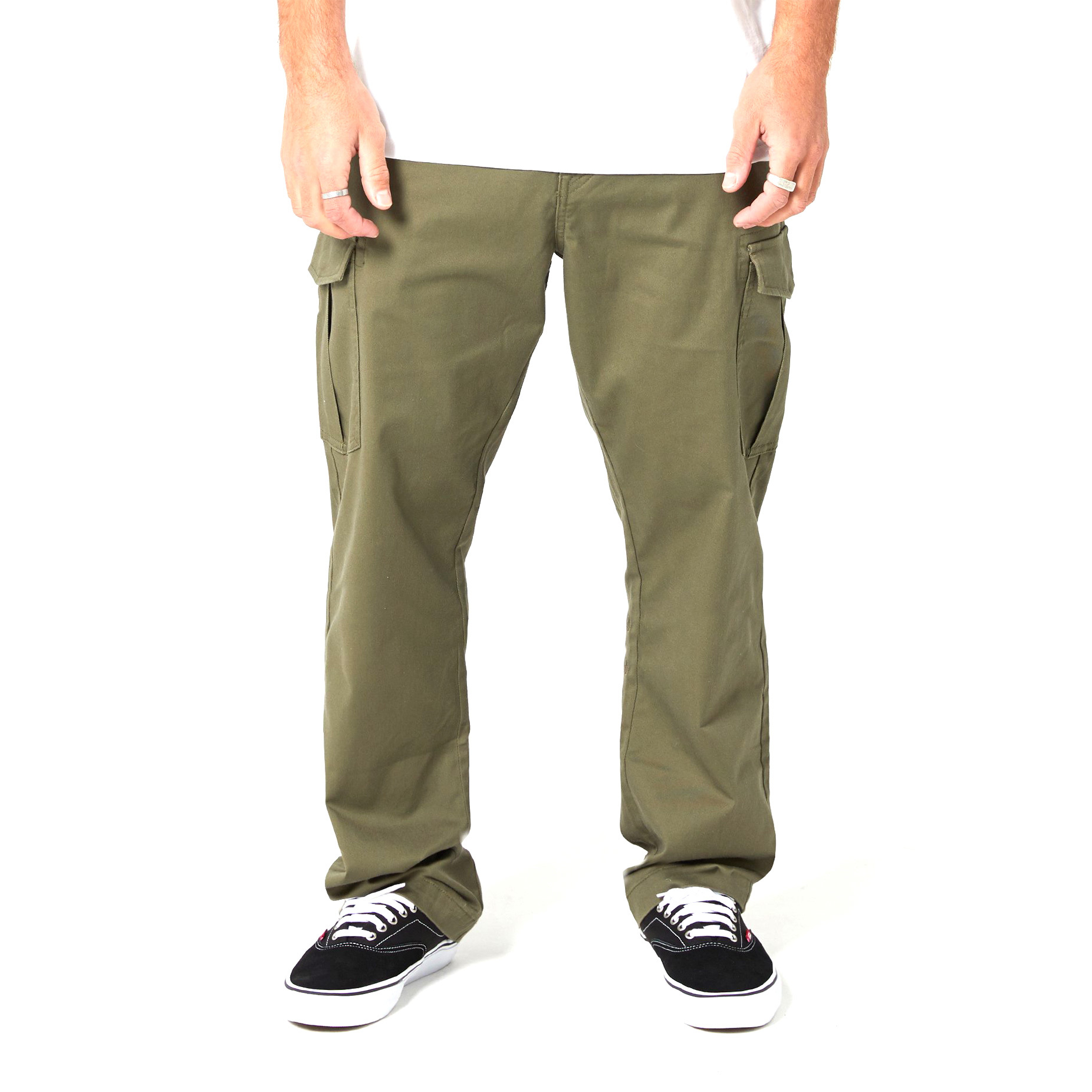 Volcom Revel Stretch Cargo Pant - Military | BOARDWORLD Store