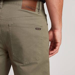 Volcom Solver Lite 5-Pocket Pant - Army Green Combo