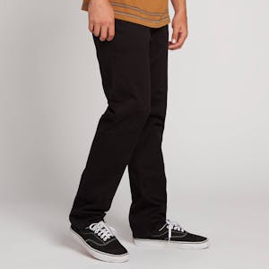 Volcom Solver Modern Fit Jeans - Black On Black
