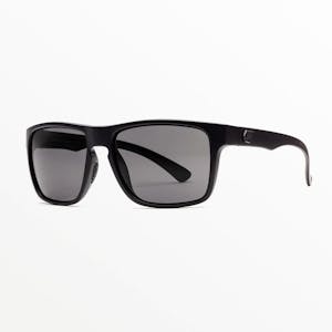 Volcom Trick Sunglasses - Matte Black / Grey Polar