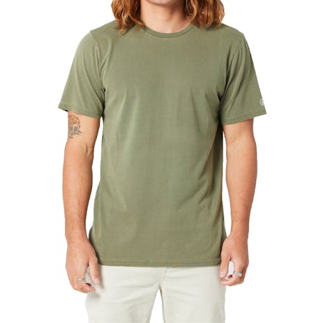 Volcom Wash Short Sleeve T-Shirt - Army Green