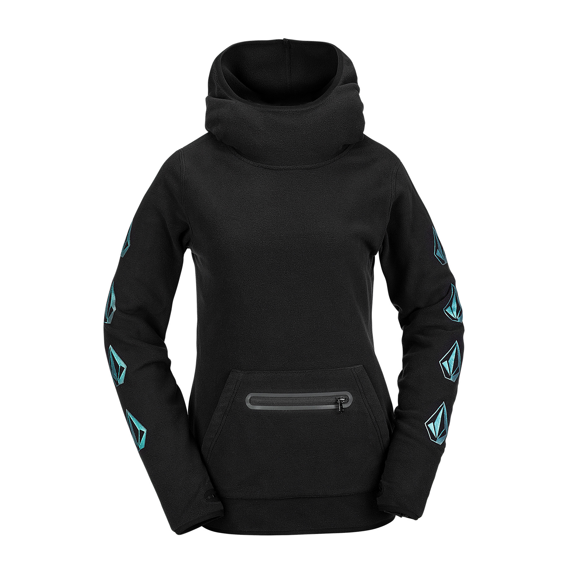 VOLCOM POLARTEC MICRO HOODY BLACK M