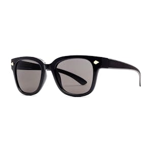 Volcom Freestyle Sunglasses - Gloss Black/Grey