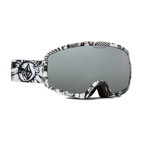 Volcom Migrations Op Art Snowboard Goggles 2023 - Silver Chrome