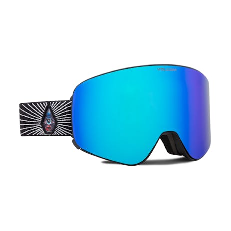Volcom Odyssey Jamie Lynn Snowboard Goggles 2023 - Blue Chrome + Spare Lens