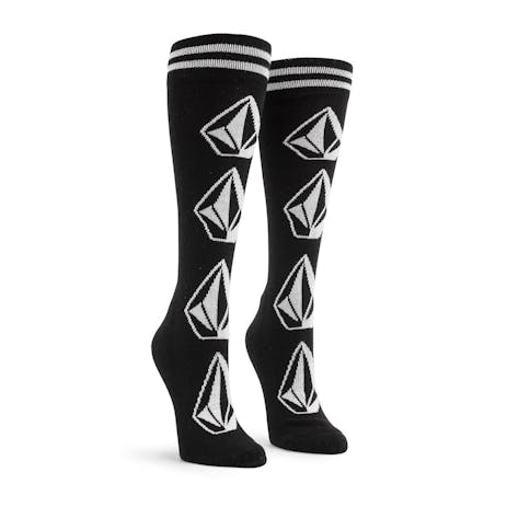 Volcom Women’s Sherwood Snowboard Sock - Black