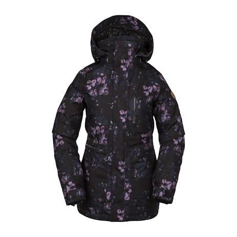 Volcom Shelter 3D Stretch Women’s Snowboard Jacket 2020 - Black Floral Print