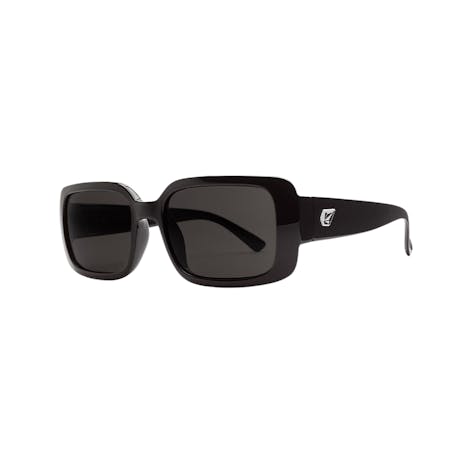 Volcom True Sunglasses - Gloss Black/Grey
