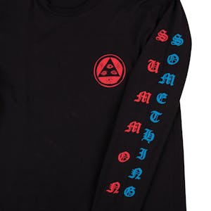 Welcome Beckon Long Sleeve T-Shirt - Black/Blue/Red