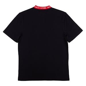 Welcome Nodus Jacquard Knit T-Shirt - Black