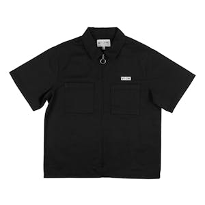 Welcome Bapholit Zip-Up Work Shirt - Black
