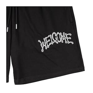 Welcome Excess Garment-Dyed Jersey Short - Black