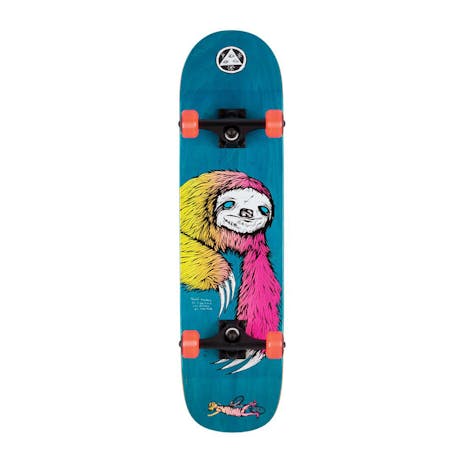 Welcome Sloth 8.0” Complete Skateboard - Blue/Surf Fade