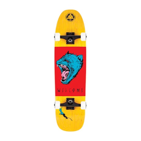 Welcome Tasmanian Angel 8.25” Complete Skateboard - Yellow/Red/Blue