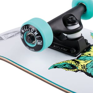 Welcome Heartwise 7.75” Complete Skateboard - White / Surf Fade