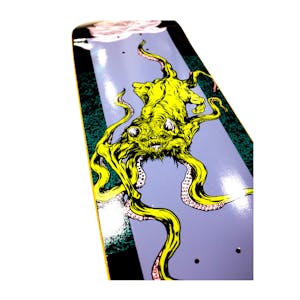Welcome Bactocat on Son of Planchette 8.38” Skateboard Deck - Black/Lavender