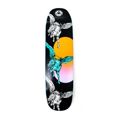 Welcome Peggy on Son of Moontrimmer 8.25” Skateboard Deck - Black