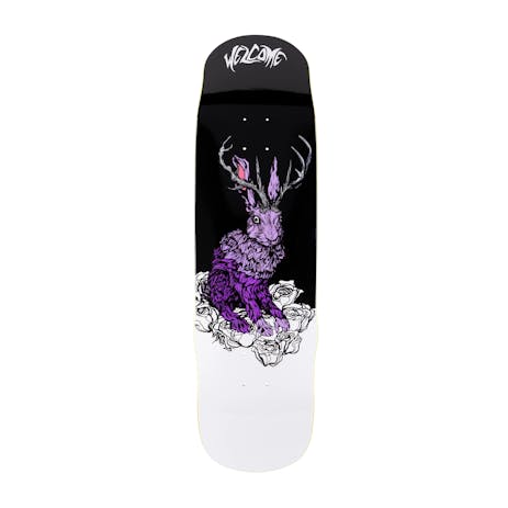 Welcome Thumper on Effigy 8.8” Skateboard Deck - Black/White