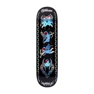 Welcome Cherubs on Island 8.38” Skateboard Deck - Black/Prism Foil