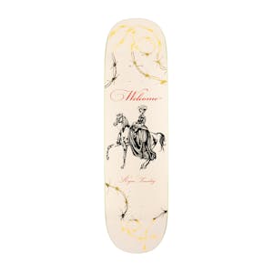 Welcome Cowgirl on Enenra 8.5” Skateboard Deck - Bone/Gold Foil