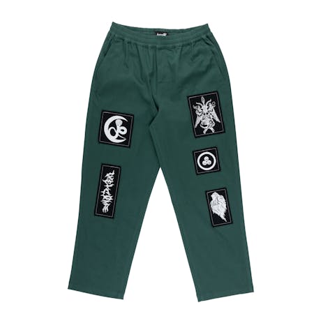 Welcome Volume Patches Elastic Pant - Evergreen
