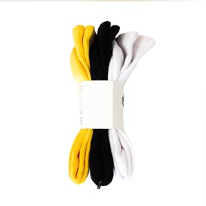 XLARGE 91 Text Sock 3-Pack - White/Black/Yellow