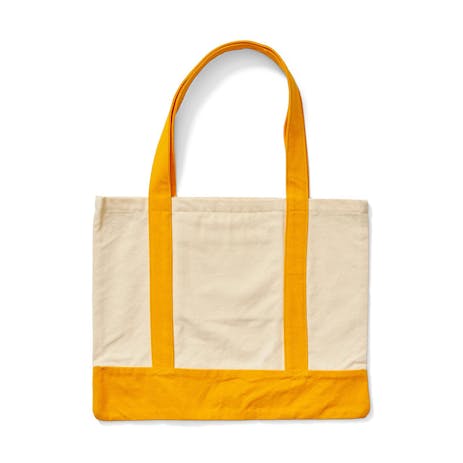 XLARGE 91 Contrast Tote Bag - Yellow/Natural